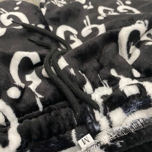 gucci fluffy sweatpants